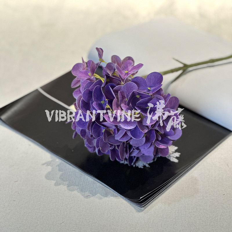3D otisnuti umjetni Hydrangea cvijet za svadbenu dekoraciju, dekoraciju prolaza, hotelsku dekoraciju i rekvizite za fotografiju