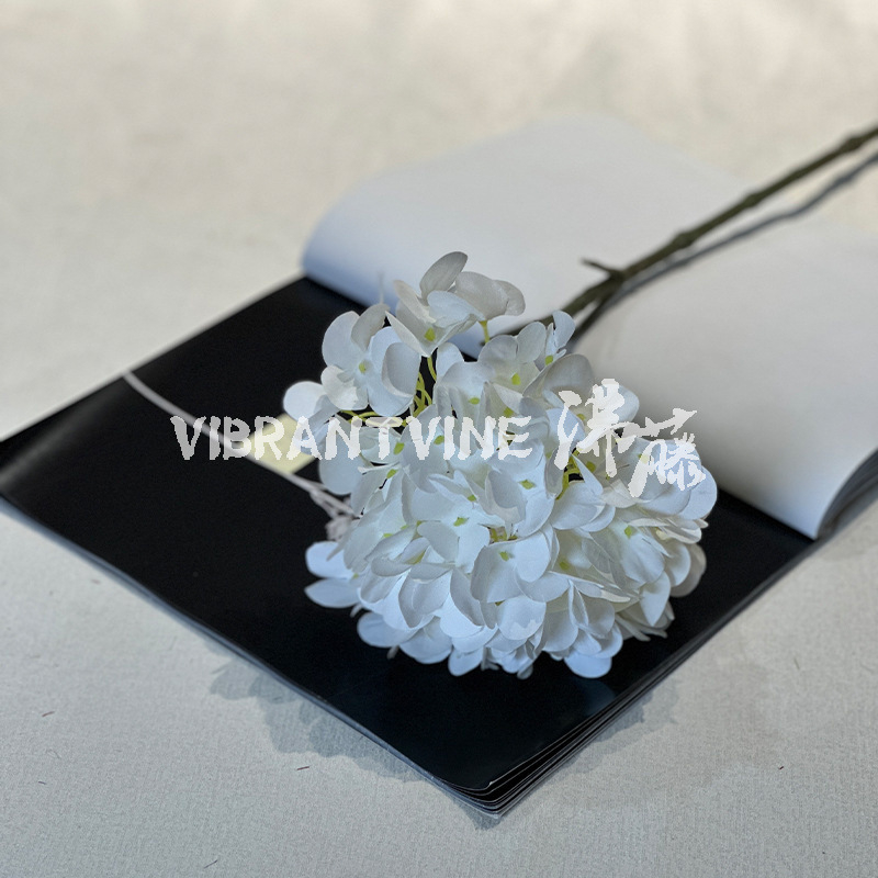 3D otisnuti umjetni Hydrangea cvijet za svadbenu dekoraciju, dekoraciju prolaza, hotelsku dekoraciju i rekvizite za fotografiju