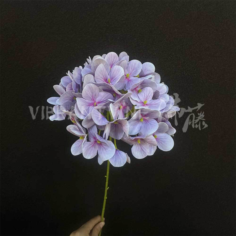 3D otisnuti umjetni Hydrangea cvijet za svadbenu dekoraciju, dekoraciju prolaza, hotelsku dekoraciju i rekvizite za fotografiju
