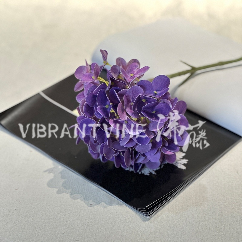 3D otisnuti umjetni Hydrangea cvijet za svadbenu dekoraciju, dekoraciju prolaza, hotelsku dekoraciju i rekvizite za fotografiju