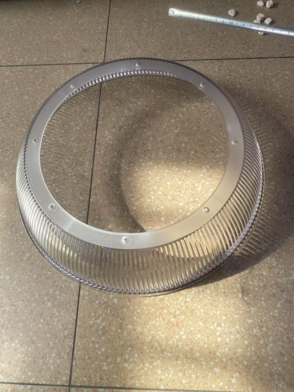 Proziran PC abažur za lampu, mliječno bijela, prilagodljiv razmak rupa