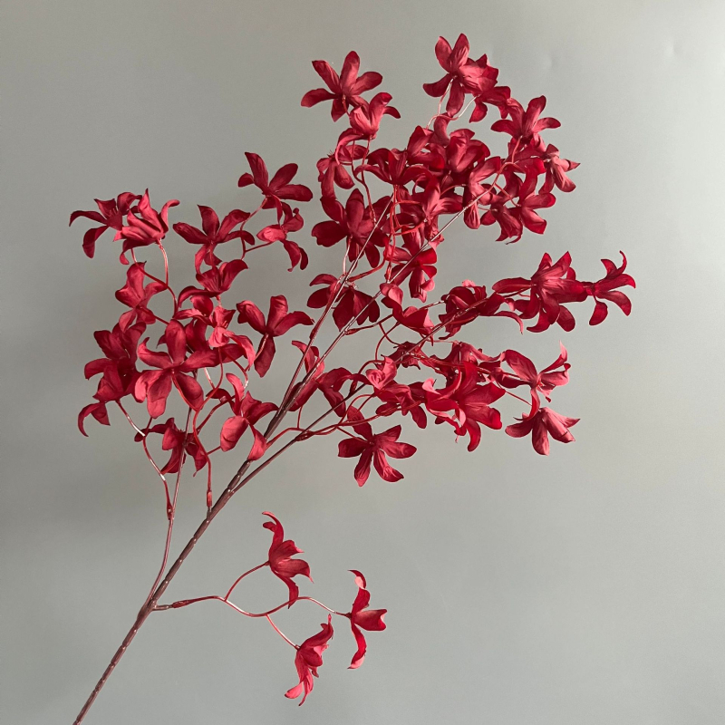 Realistične umjetne svilene cvijeće za ukrašavanje stropa svadbene dvorane: Oncidium orhideja i narcisi, scenografija s morskim zvijezdama