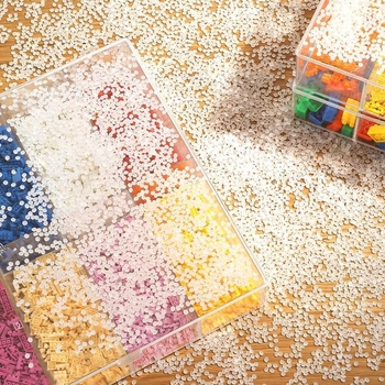 Kutija za pohranu građevnih blokova za djecu, s pregradama za sitne Lego dijelove