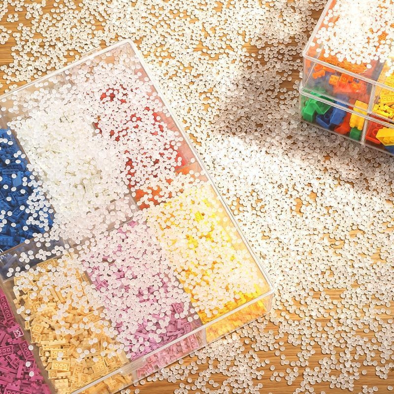Kutija za pohranu građevnih blokova za djecu, s pregradama za sitne Lego dijelove
