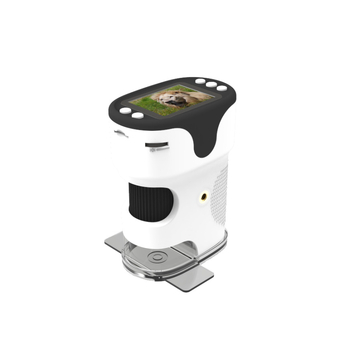 Microscop portabil pentru copii, pentru observarea bacteriilor, potrivit pentru elevii din ciclul primar și gimnazial