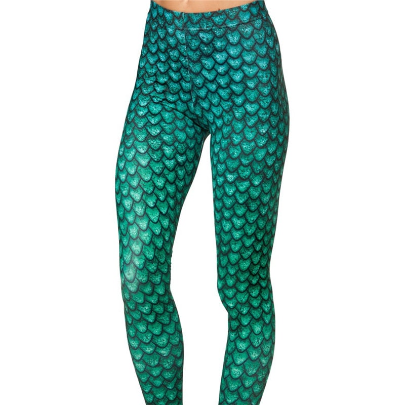 Leggings s digitalnim printom na zmajevim ljuskama, motiv Latrapp Nun