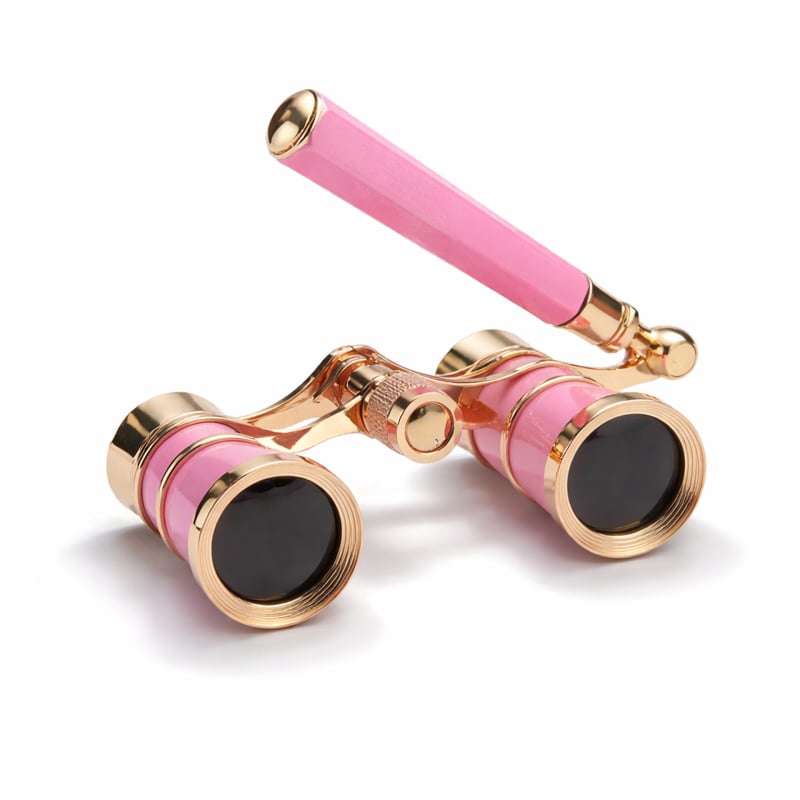 Binoclu metal pentru femei, pentru teatru și concerte, model 3x25