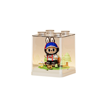 Prozirna akrilna vitrina s poklopcem za skladištenje blind box i LEGO igračaka – stolni organizator