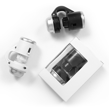 Microscop portabil pentru copii cu clips pentru telefon și iluminare LED, instrument științific manual