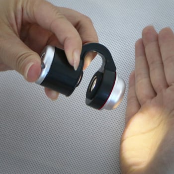 Microscop portabil pentru copii cu clips pentru telefon și iluminare LED, instrument științific manual