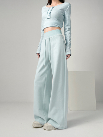 Pantaloni casual pentru femei, talie înaltă, croială lejeră, primăvara 2026