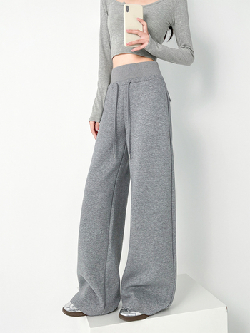 Pantaloni casual pentru femei, talie înaltă, croială lejeră, primăvara 2026