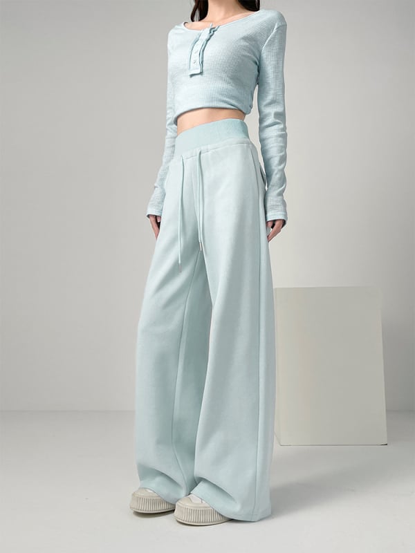 Pantaloni casual pentru femei, talie înaltă, croială lejeră, primăvara 2026