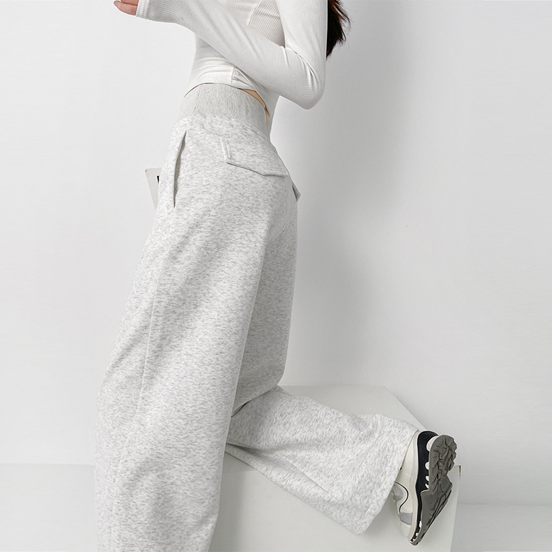 Pantaloni casual pentru femei, talie înaltă, croială lejeră, primăvara 2026