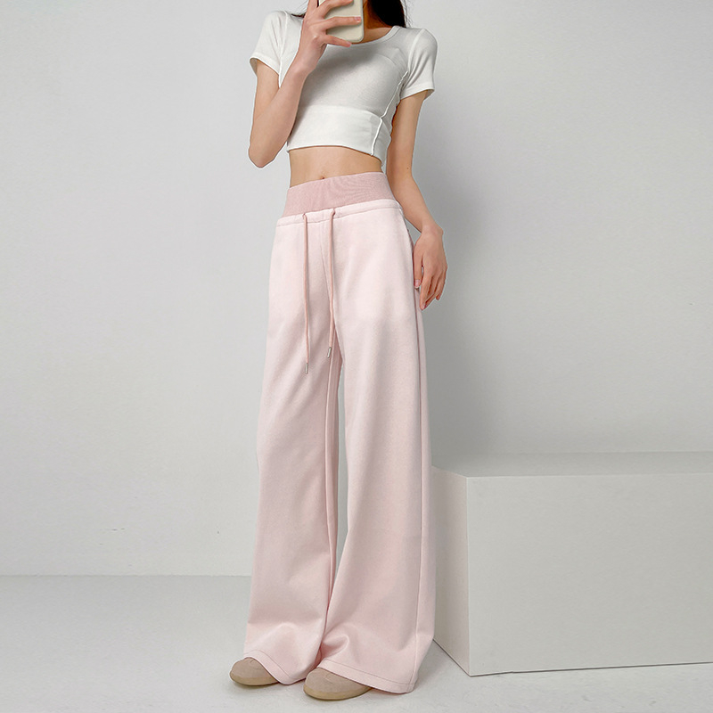 Pantaloni casual pentru femei, talie înaltă, croială lejeră, primăvara 2026