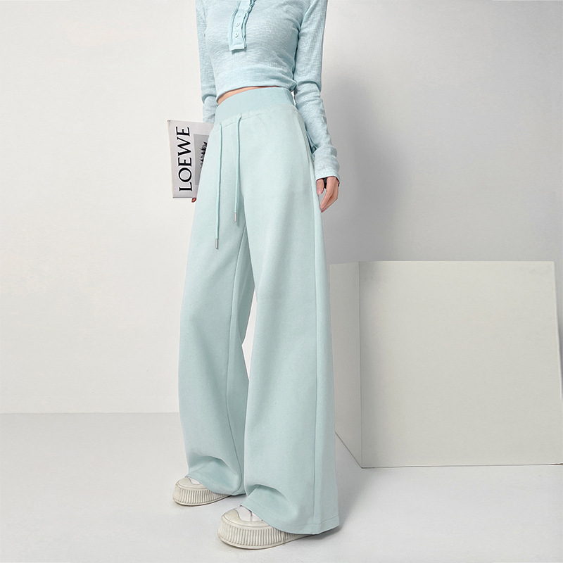 Pantaloni casual pentru femei, talie înaltă, croială lejeră, primăvara 2026