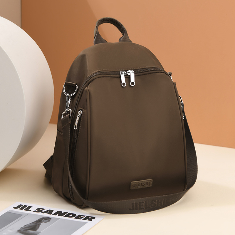 Ženski ruksak od vodootporne Oxford tkanine, za 13-inčni laptop, putovanja i gradski stil, kapacitet ispod 20 L, antibakterijski, naramenice s zračnim jastučićima