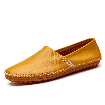 Pantofi bărbăți loafers din microfibră pentru condus și purtare zilnică, slip-on, talpă plată, mărimi EU 45-47