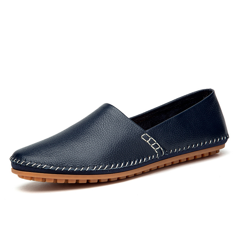 Pantofi bărbăți loafers din microfibră pentru condus și purtare zilnică, slip-on, talpă plată, mărimi EU 45-47