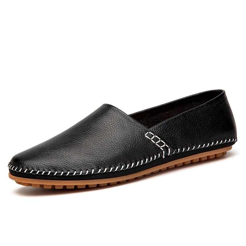 Pantofi bărbăți loafers din microfibră pentru condus și purtare zilnică, slip-on, talpă plată, mărimi EU 45-47
