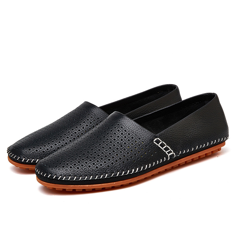 Pantofi bărbăți loafers din microfibră pentru condus și purtare zilnică, slip-on, talpă plată, mărimi EU 45-47