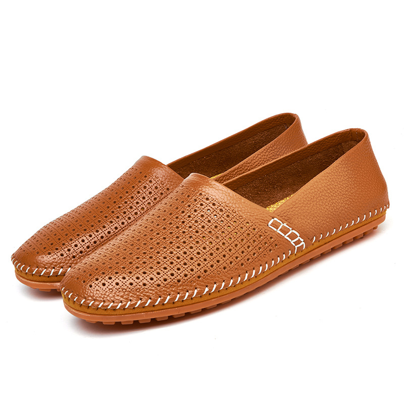Pantofi bărbăți loafers din microfibră pentru condus și purtare zilnică, slip-on, talpă plată, mărimi EU 45-47