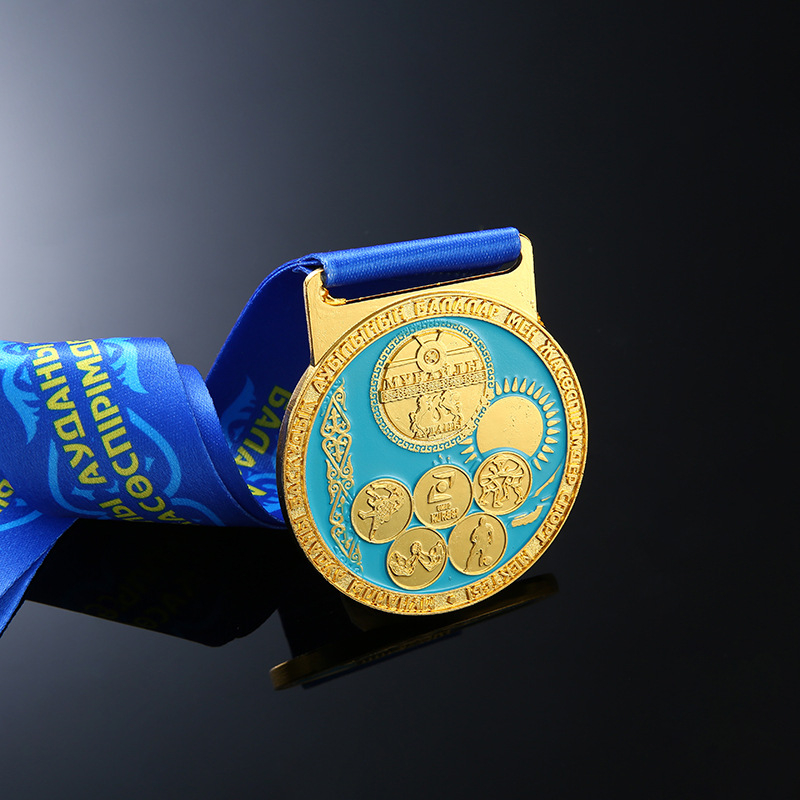 Nove kreativne personalizirane metalne medalje za događaje i natjecanja – čestitne medalje u zlatnoj, srebrnoj i bakrenoj boji
