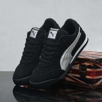 Adidași casual din piele, unisex, pentru primăvară-vară, talpă din cauciuc, design color-block, șireturi, căptuțe textile, respirabili