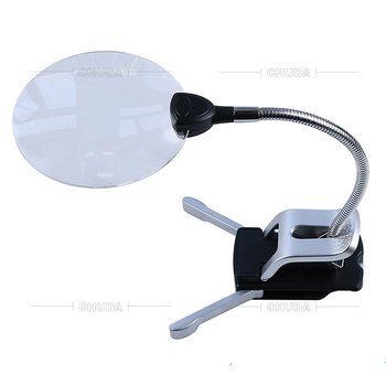 Chuda ST110 clip-on LED povećalo promjera 110 mm, 10× povećanje – kozmetičko ogledalo