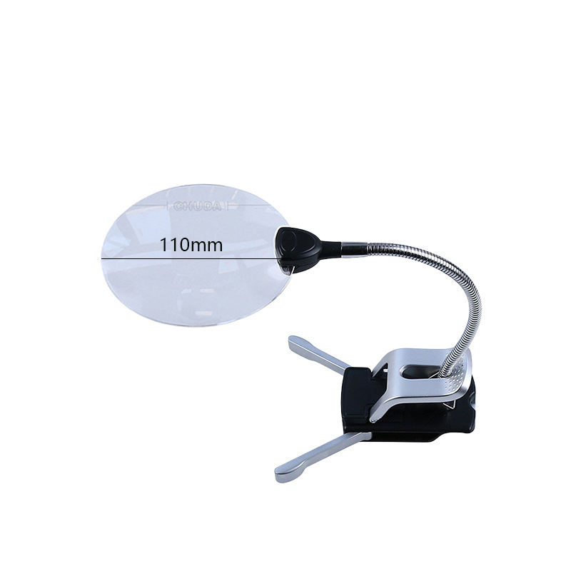 Chuda ST110 clip-on LED povećalo promjera 110 mm, 10× povećanje – kozmetičko ogledalo