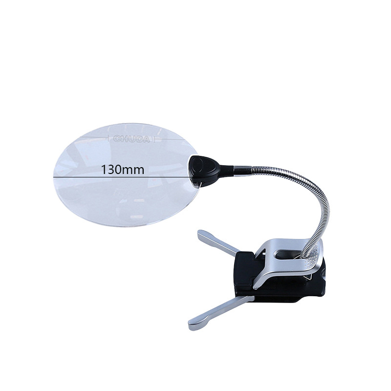 Chuda ST110 clip-on LED povećalo promjera 110 mm, 10× povećanje – kozmetičko ogledalo