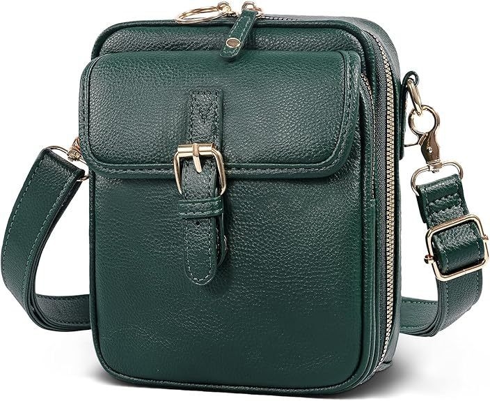 Kožna retro crossbody messenger torba, mala kvadratnog oblika, svakodnevna torba za telefon
