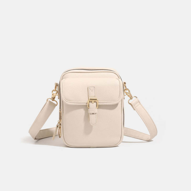 Kožna retro crossbody messenger torba, mala kvadratnog oblika, svakodnevna torba za telefon