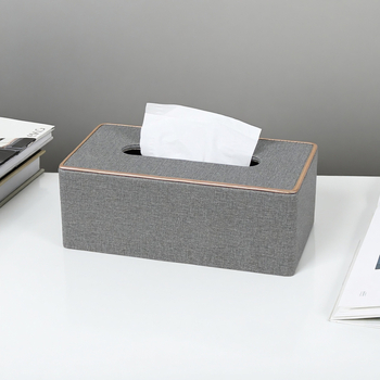 Kožna kutija za maramice za dnevni boravak — luksuzan dizajn, visokokvalitetan stolni kutija za maramice