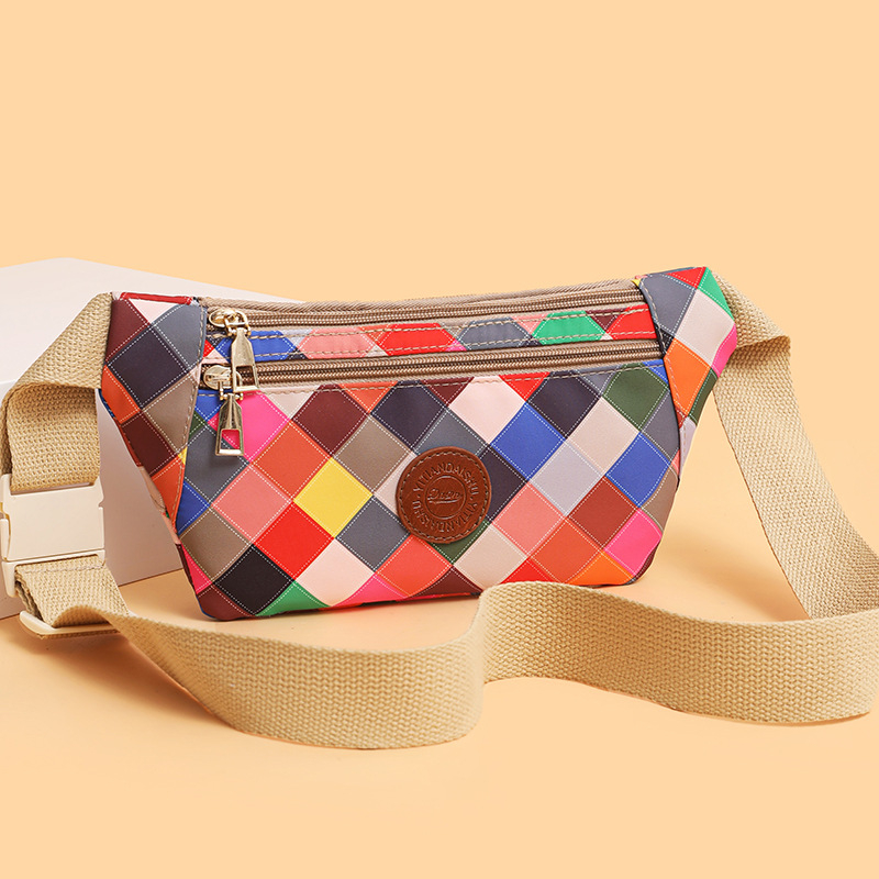 Női deréktáska crossbody pánttal, kültéri sportos telefon-táska, multifunkcionális futó táska