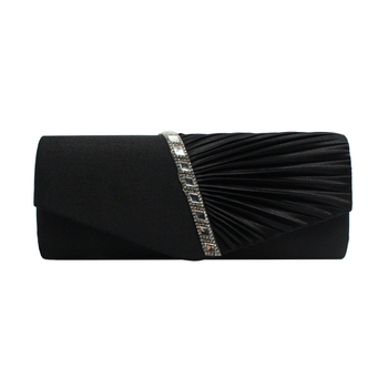 Večernja clutch torbica s kristalima i lancem, moderna euro-američka torba