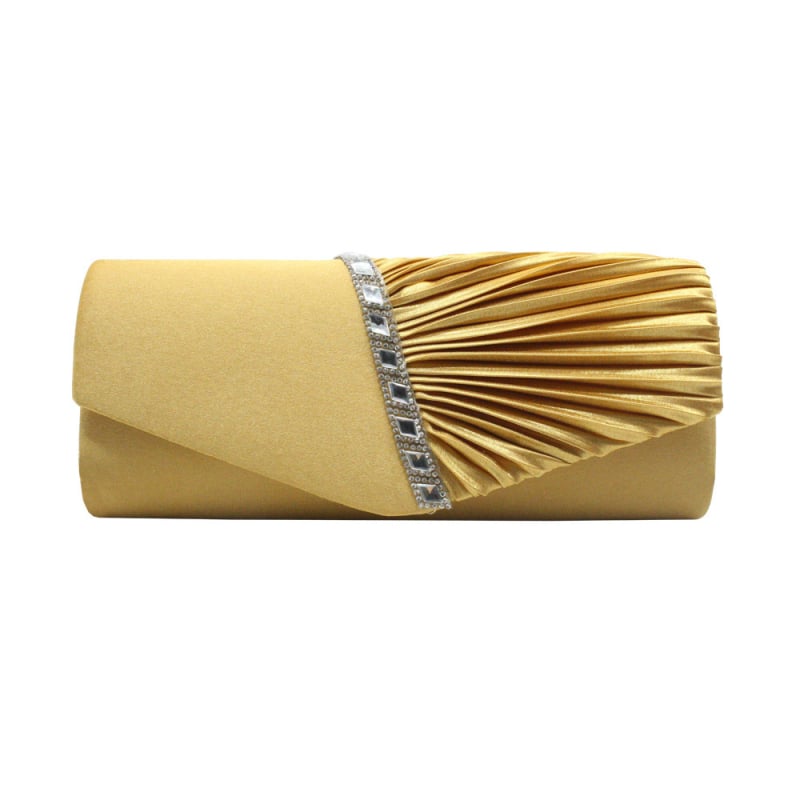 Večernja clutch torbica s kristalima i lancem, moderna euro-američka torba