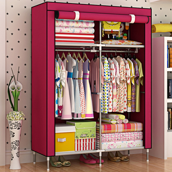 Ormar za odjeću od netkane tkanine s okvirom od čeličnih cijevi, 9 razina, model 8503