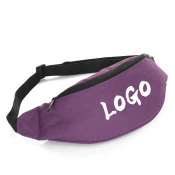 Pojasna torbica od poliestera s logotipom, velika kapaciteta, sportsko-ležerni dodatak