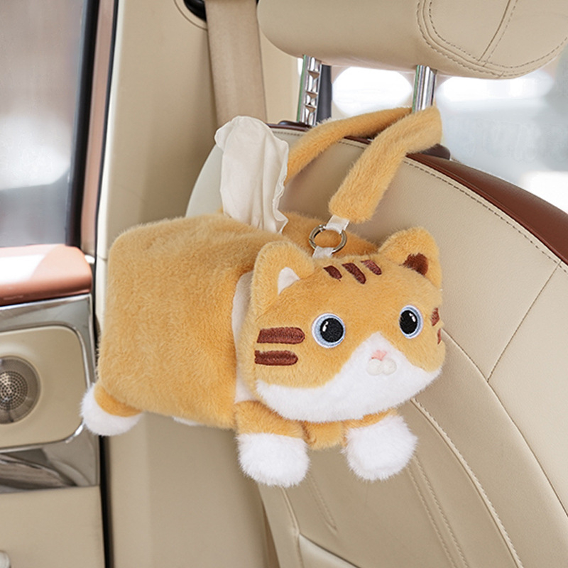 Slatka kutija za maramice za auto – viseća kutija za papirnate maramice, praktičan spremnik za auto i dom