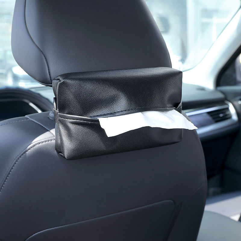 Kutija za maramice za auto, minimalistička i svestrana, viseća za naslon sjedala.