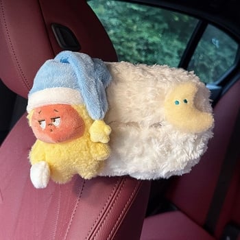 Kutija za maramice za auto sa zvjezdanim dizajnom, slatki držač za postavljanje u automobil, kreativni dodatak za interijer