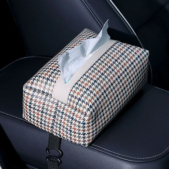 Auto kutija za papirne ubruse od PU kože – viseći organizator uz naslon za ruku, elegantan unutarnji organizator