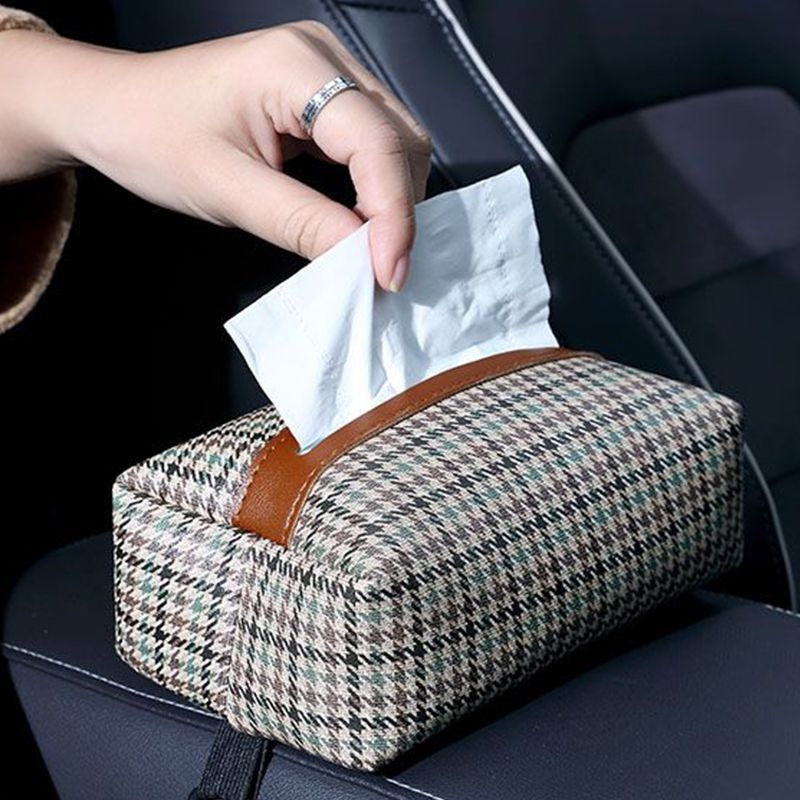 Auto kutija za papirne ubruse od PU kože – viseći organizator uz naslon za ruku, elegantan unutarnji organizator