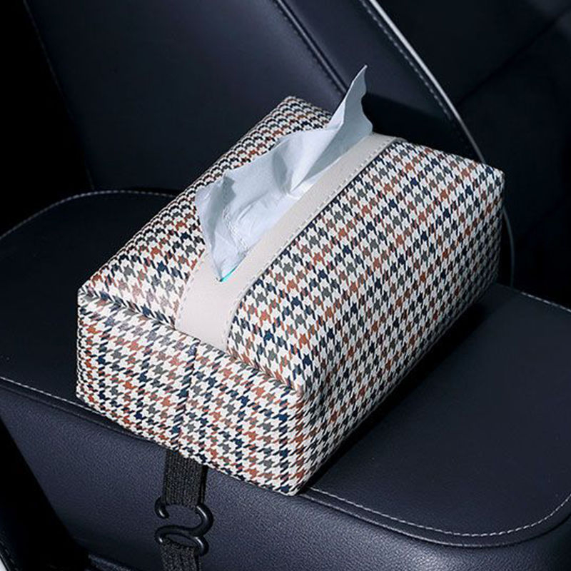 Auto kutija za papirne ubruse od PU kože – viseći organizator uz naslon za ruku, elegantan unutarnji organizator