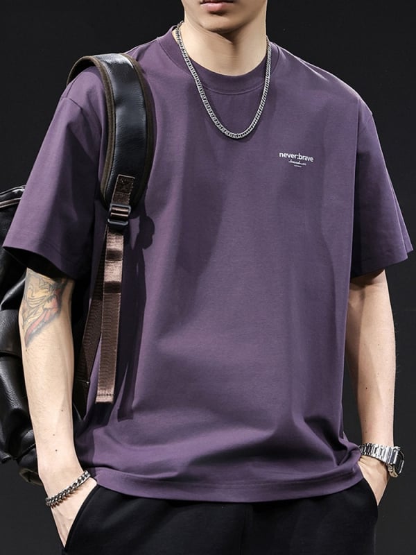 Muško T-shirt kratkih rukava s Ice-Feel tehnologijom, pamuk, ljeto 2026, oversized kroj, vrhunska kvaliteta