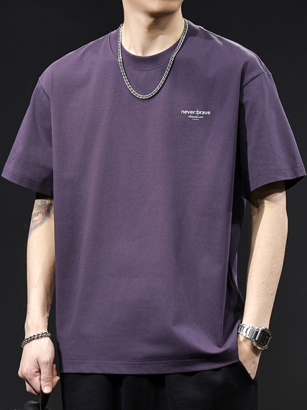 Muško T-shirt kratkih rukava s Ice-Feel tehnologijom, pamuk, ljeto 2026, oversized kroj, vrhunska kvaliteta