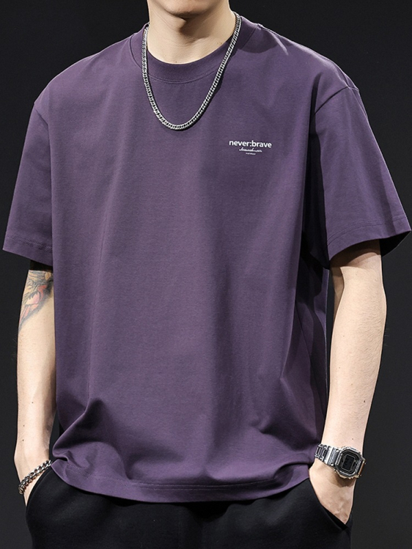 Muško T-shirt kratkih rukava s Ice-Feel tehnologijom, pamuk, ljeto 2026, oversized kroj, vrhunska kvaliteta