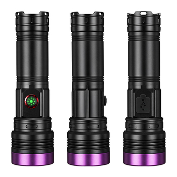 UV365 LED svjetiljka, četverojezgrena, 20W, crni ogledni kućište, za ocjenjivanje antikviteta i otkrivanje gljivica