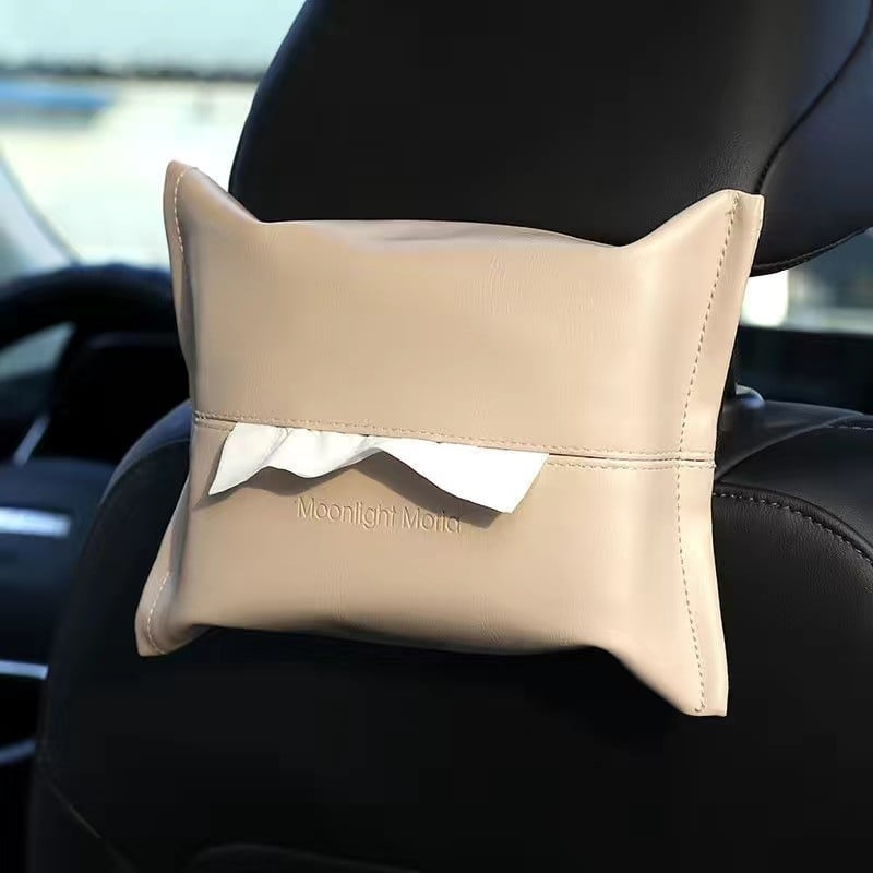 Kreativna luksuzna kutija za maramice za automobil, stilni nosač za sjedalo, kutija za maramice uz naslon za ruku, kolekcija dekoracija interijera automobila
